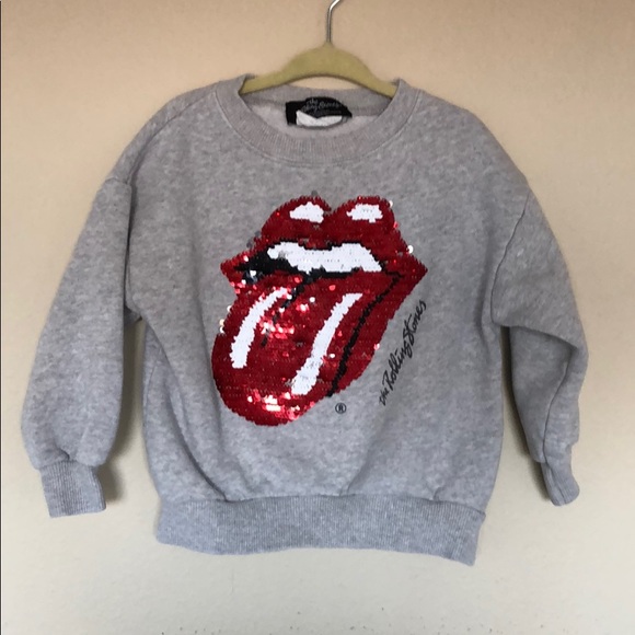rolling stones sweatshirt zara